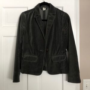 Jcrew velvet blazer